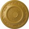Ekena Millwork Nestor Ceiling Medallion (Fits Canopies up to 5"), Hand-Painted Iridescent Gold, 25 7/8"OD x 2 1/4"P CM25NEIGS - alternate 1
